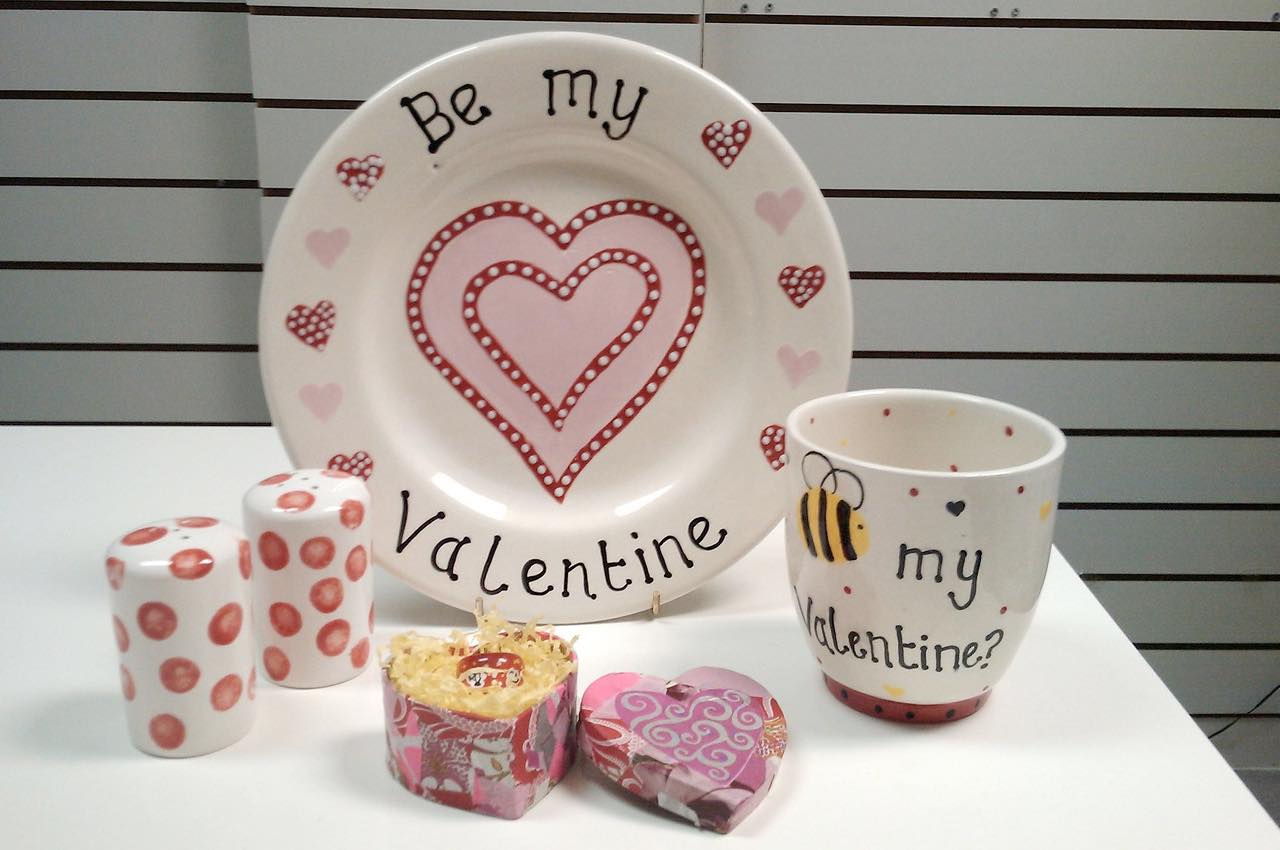 Valentines Pottery Session