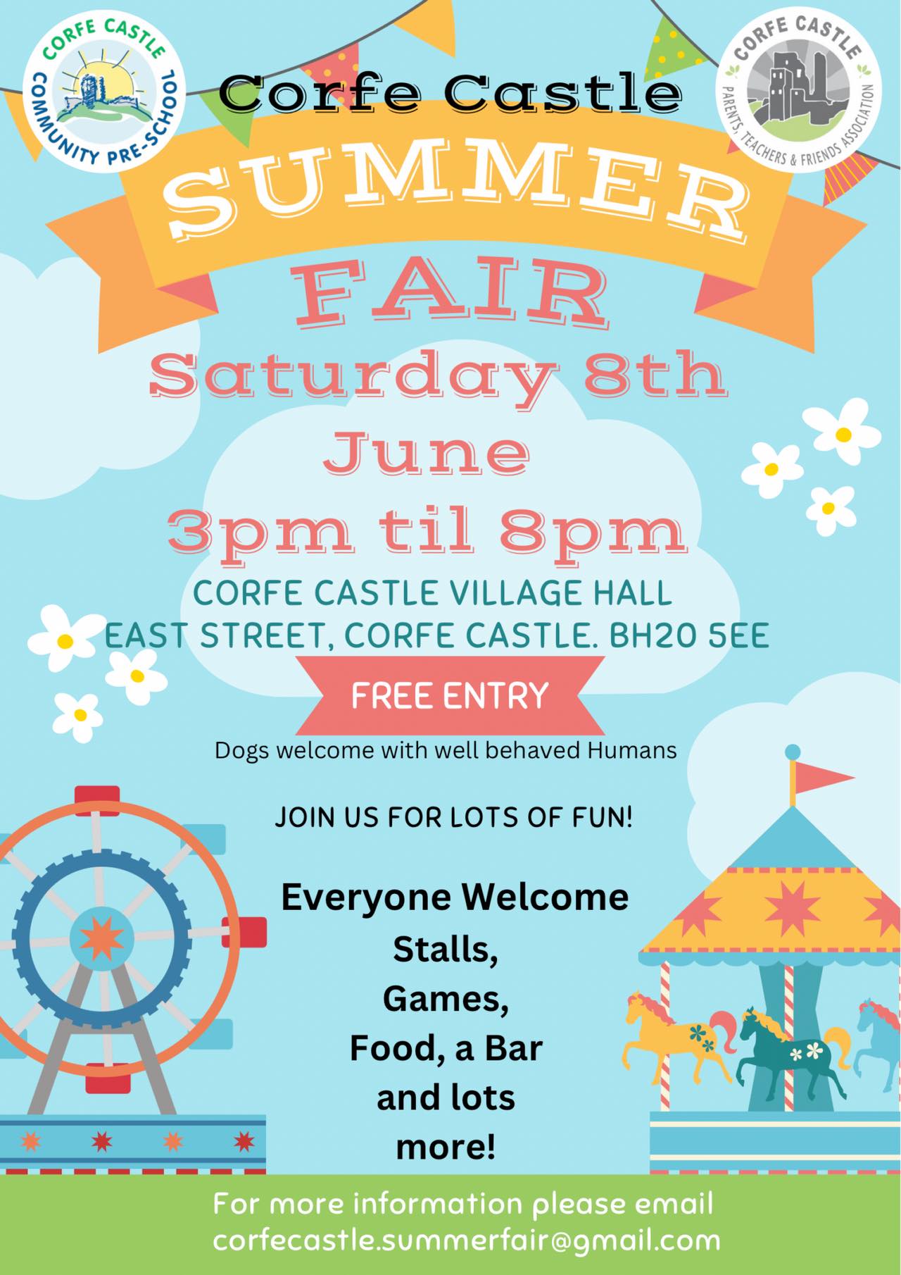 Corfe Castle Summer fair
