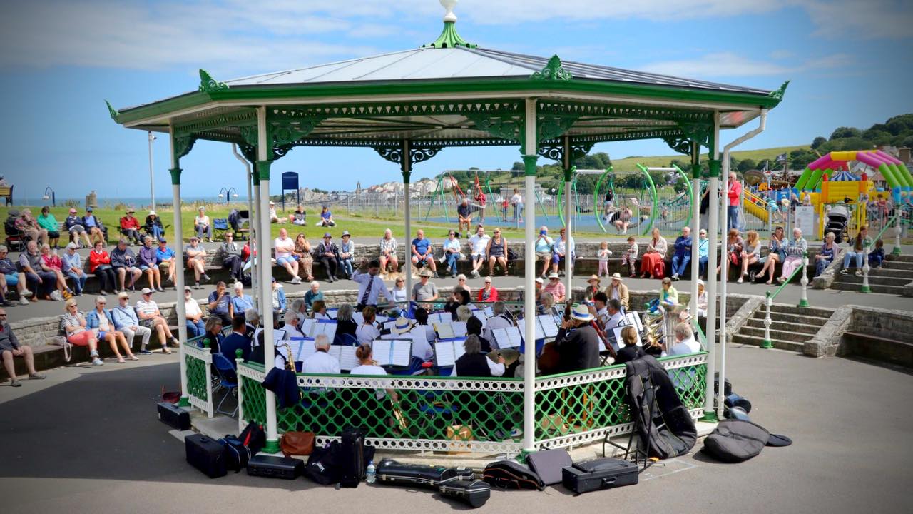 Swanage Town Band at the Bandstand